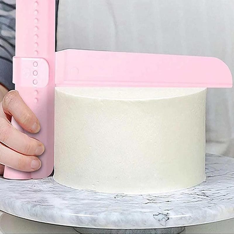 1 Piece Cake Adjustable Height Scraper