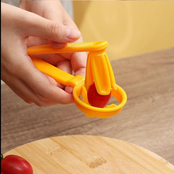 1 Piece Plastic Tomato Slicer, Manual Vegetable Cutter, Fruit & Vegetable Cutting Tool For Kitchen