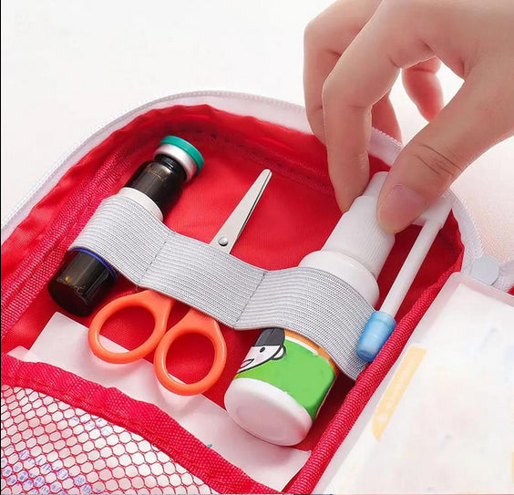 1 Piece Portable Mini Medicine Storage Bag, First Aid Kit Storage Bag, Portable Emergency Medicine Storage Bag, Household Storage Organizer Supplies