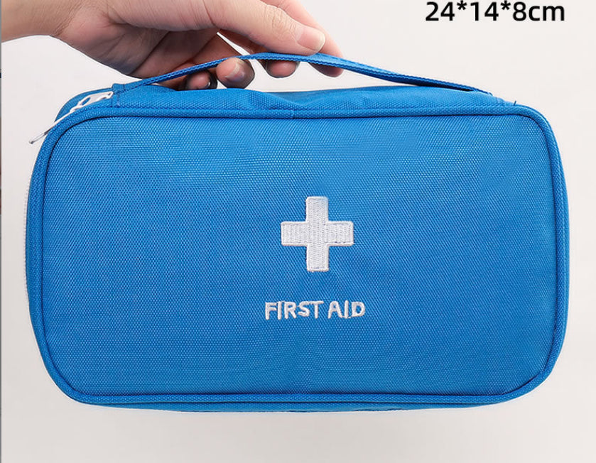 1 Piece Portable Mini Medicine Storage Bag, First Aid Kit Storage Bag, Portable Emergency Medicine Storage Bag, Household Storage Organizer Supplies