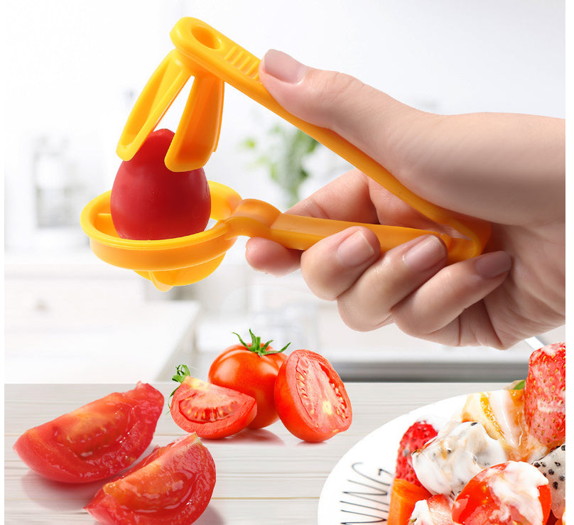 1 Piece Plastic Tomato Slicer, Manual Vegetable Cutter, Fruit & Vegetable Cutting Tool For Kitchen