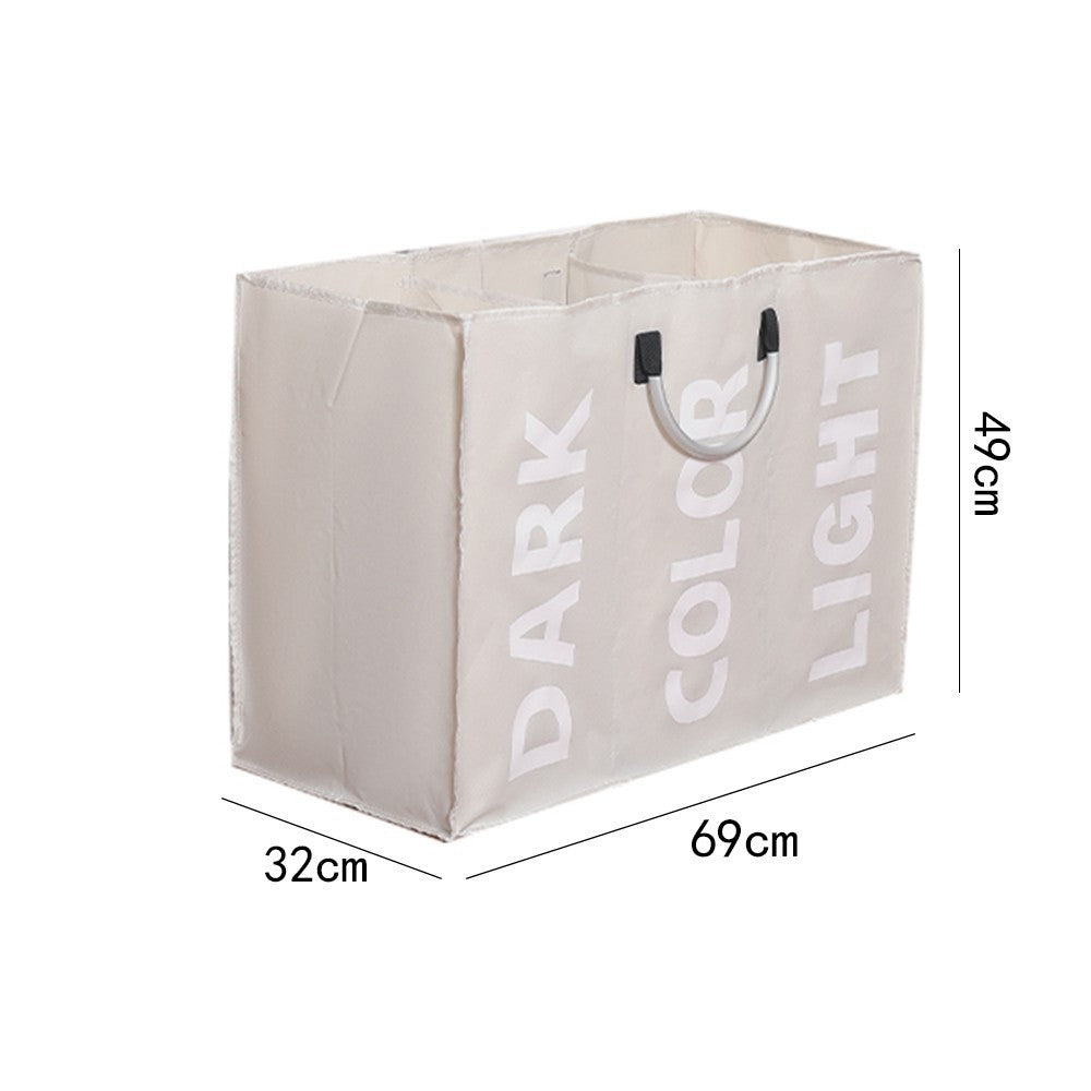 1 Piece Laundry Hamper, Clothes Storage Bag with Handle, Collapsible Clothes Baskets for Home Bathroom Dormitory