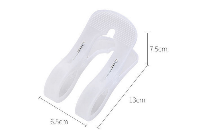 2pcs Plastic Windproof Drying Clip, Clothes Hanger, Plastic Durable Stable Hanger, Household Home Organizer Supplies