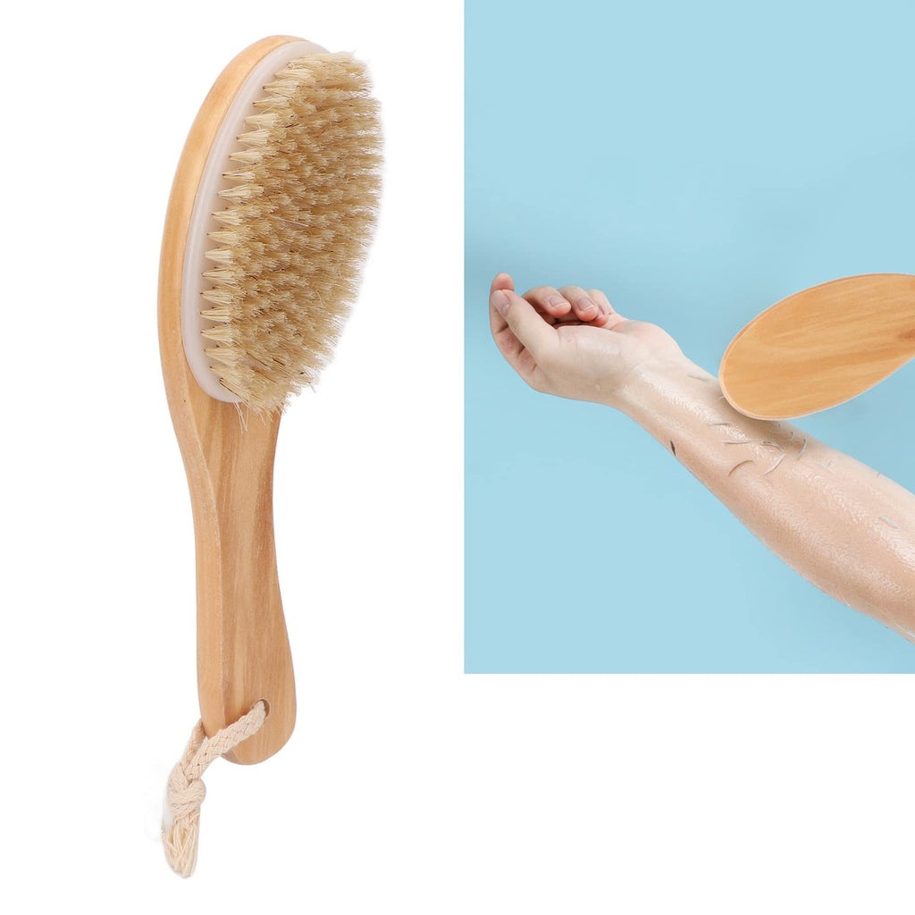 Body Brush, Massage Handheld Skin Scrub Brush Fatigue Relief Exfoliating for Foot for Back