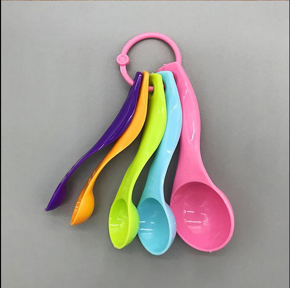 5pcs Multicolor Measuring Spoon Set