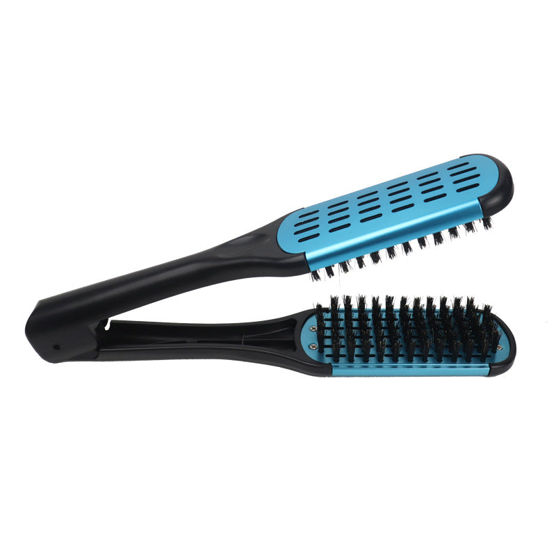 Beard Clamp Brush, Hair Splint Brush Styling Tool Ergonomic ABS for Home Hair Salon for Men Women