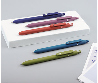 5pcs Minimalist Press Type Quick Drying Carbon Pen