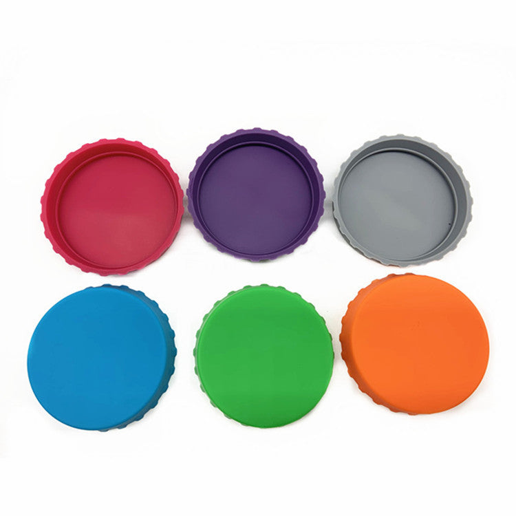 2pcs Random Color Silicone Can Sealing Cover