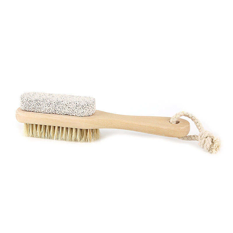 2pcs Foot Brush Pumice Exfoliating Brush for Feet Foot Pumices Foot Scrub Brush Pumice Foot Care Brush Foot Cleaning Brush Remover Brush Pedicure File Rubbing Feet Bamboo