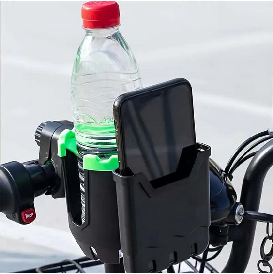 1 Piece Bicycle Water Bottle Holder, Adjustable Universal Motorcycle Bottle Cage, Bike Phone Storage Holder for Outdoor Cycling