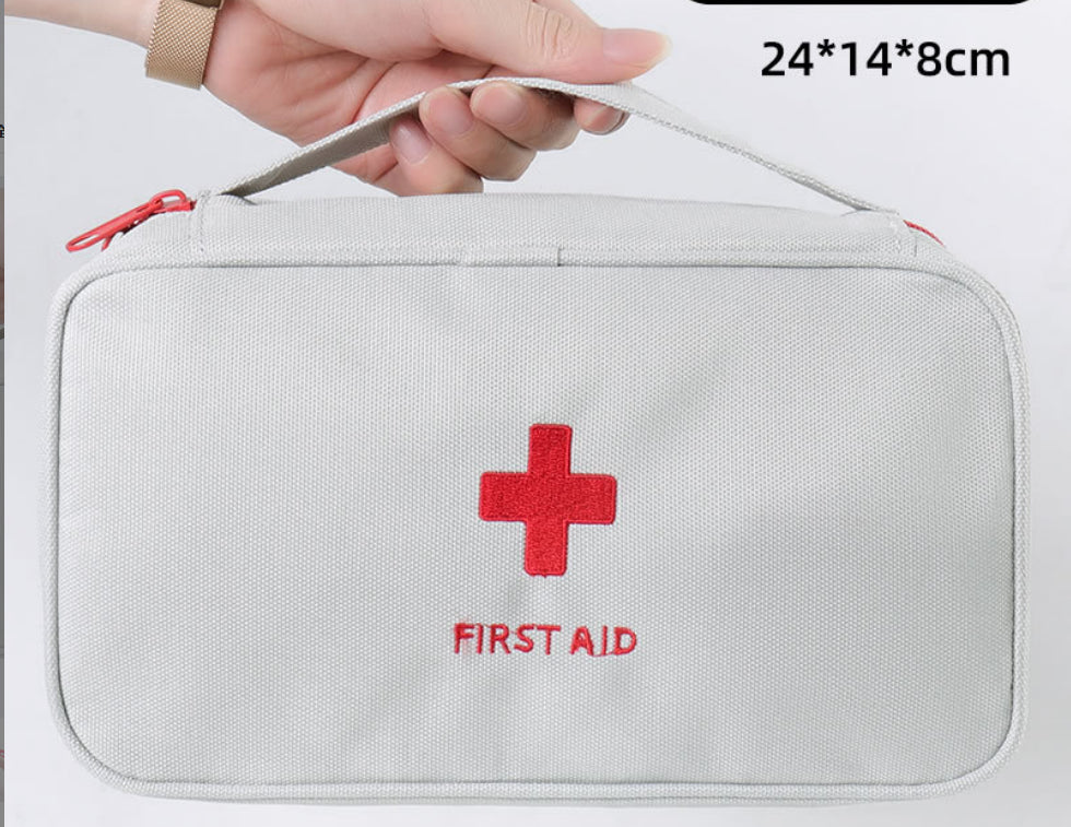 1 Piece Portable Mini Medicine Storage Bag, First Aid Kit Storage Bag, Portable Emergency Medicine Storage Bag, Household Storage Organizer Supplies