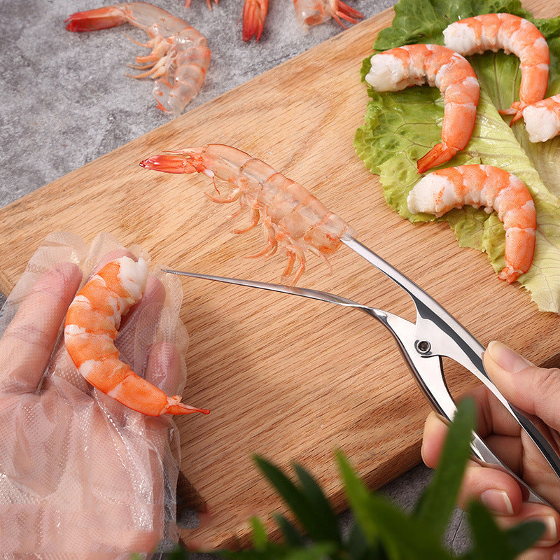 1 Piece Stainless Steel Shrimp Peeler