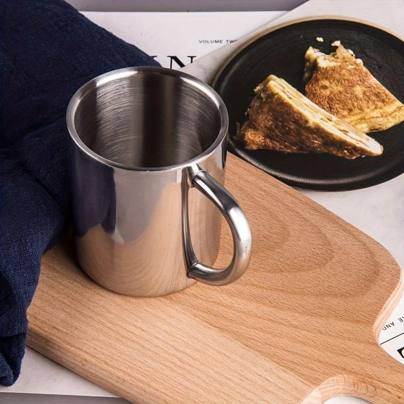 1 Piece Stainless Steel Cup With Handle