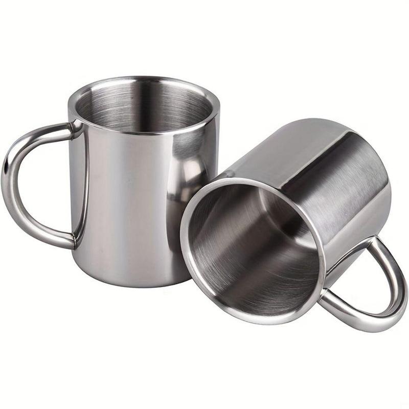 1 Piece Stainless Steel Cup With Handle