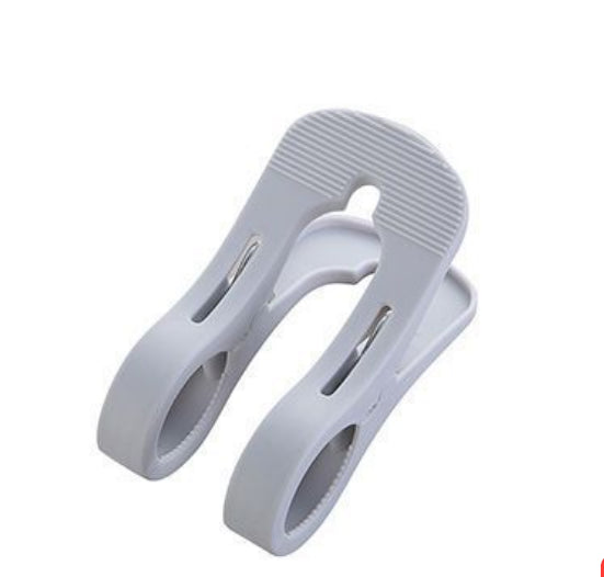 2pcs Plastic Windproof Drying Clip, Clothes Hanger, Plastic Durable Stable Hanger, Household Home Organizer Supplies