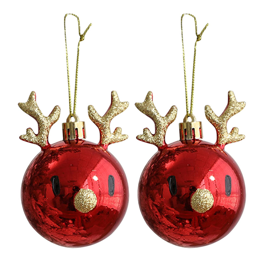 Christmas Balls Ornaments, Christmas Tree Balls Ornaments, Holiday Party Balls Hanging Balls Ornaments for Outdoor Indoor Christmas Decor