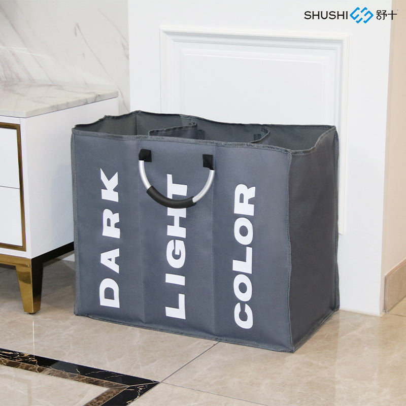 1 Piece Laundry Hamper, Clothes Storage Bag with Handle, Collapsible Clothes Baskets for Home Bathroom Dormitory