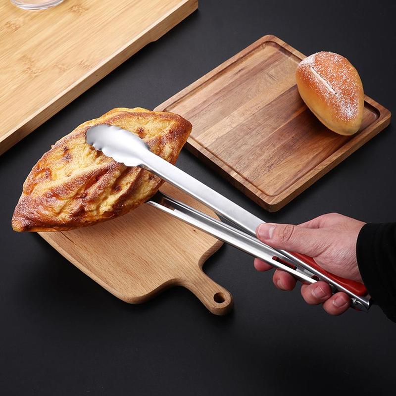 1 Piece Stainless Steel Food Tongs