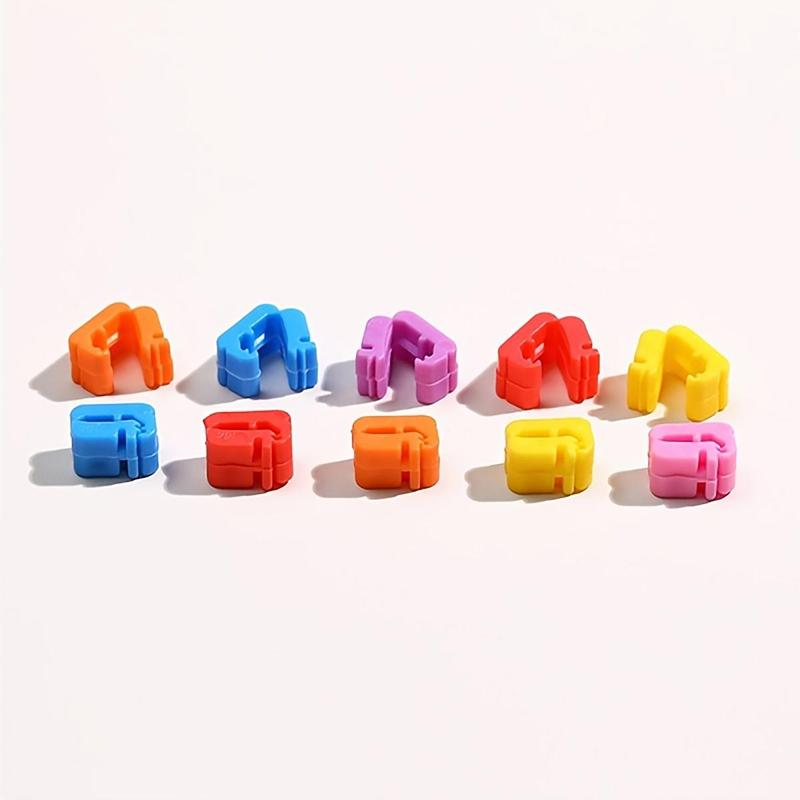 100pcs Plastic Balloon Tie Clip, Mixed Color Balloon Clip, Balloon Tying Tool, Party Balloon Accessories