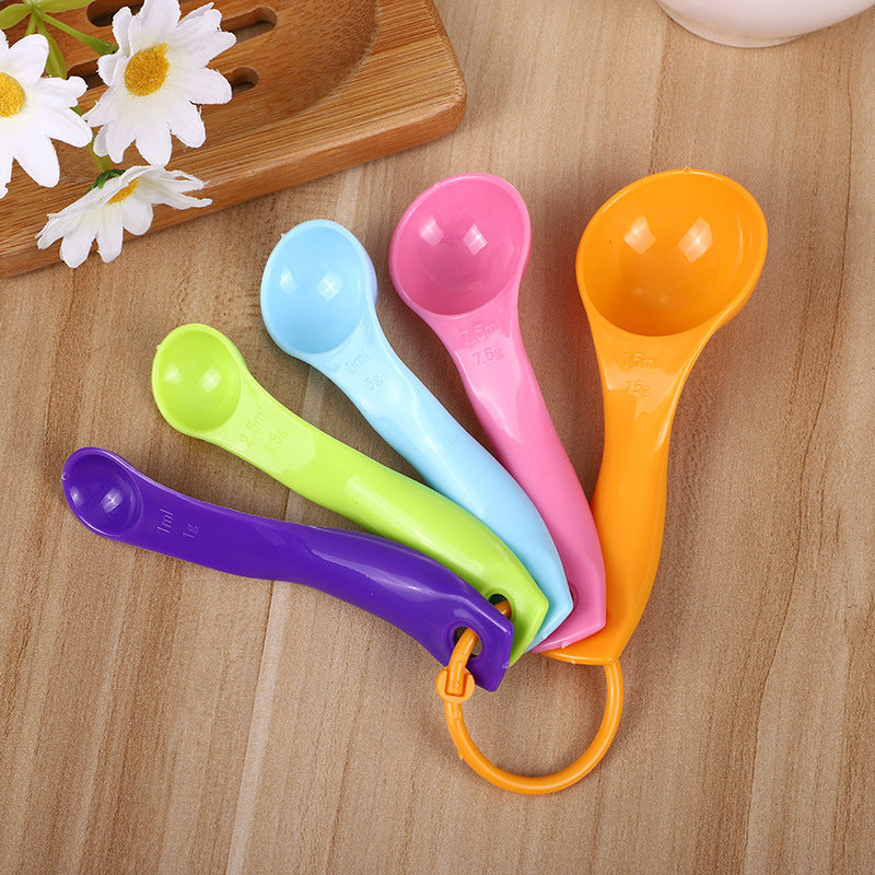 5pcs Multicolor Measuring Spoon Set