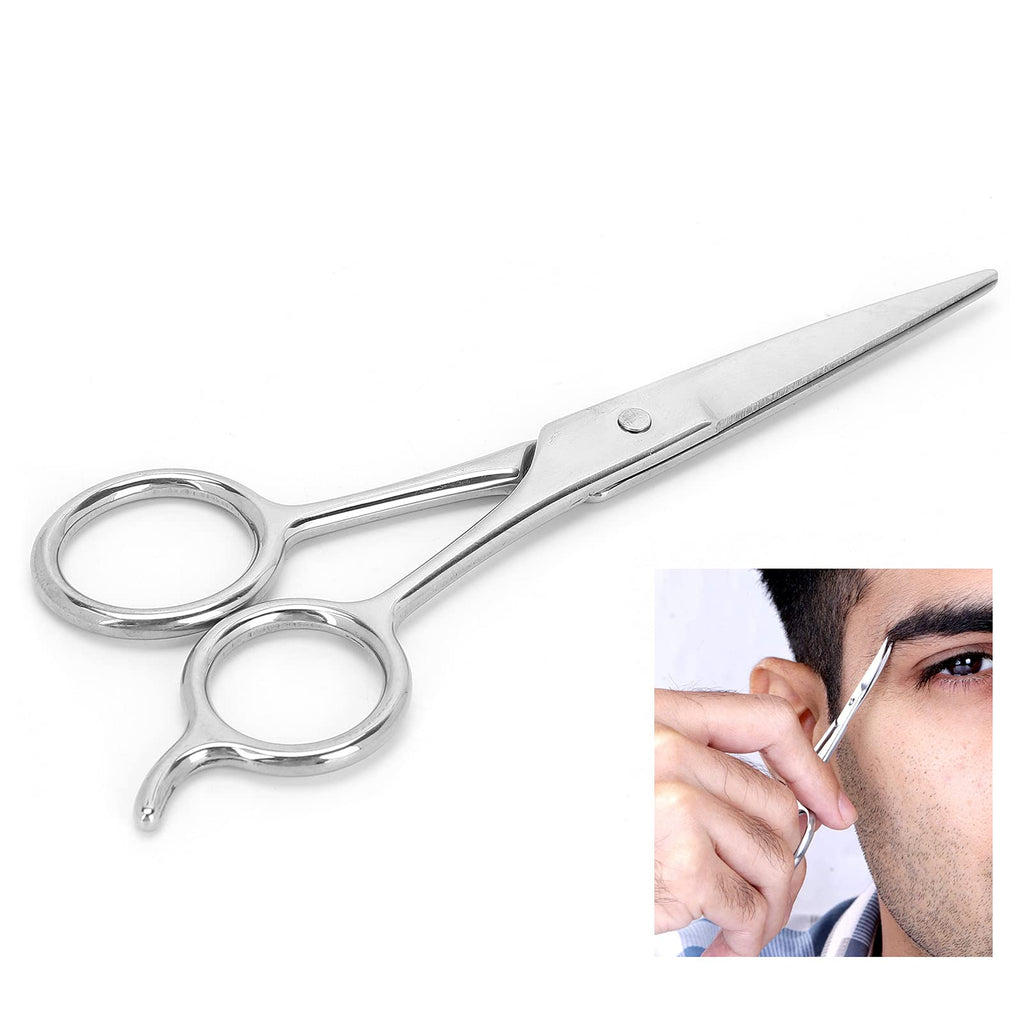 Beard Scissors, Stainless Steel Beautiful Elegant Comfortable Practical Durable Stable Facial Beard Scissors for Men Use for Beard