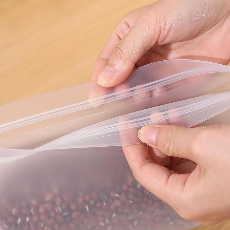 2pcs Clear Food Storage Bag