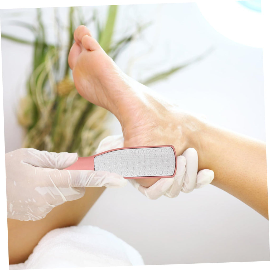 Dead Skin File Foot Scraper for Removal Metal Foot Remover Rasp Remover Tool Wet Foot Scrubber Heel Scraper for Feet Foot Peel Tool Exfoliating Stainless Steel Nursing Supplies