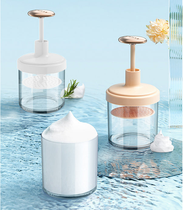 Face wash foam maker Whip Maker Cup Face Wash Frother Whip Bubble Maker rich foam maker foam face facial foamer mousse bottle white cleansing abs travel