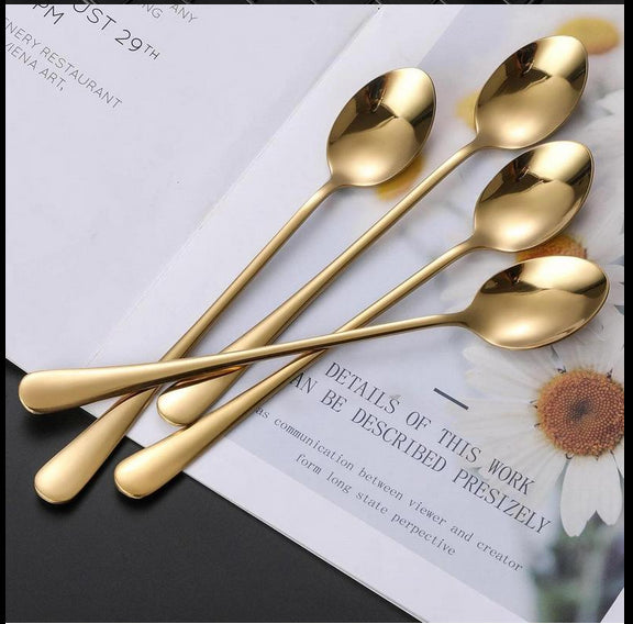 4pcs Stainless Steel Coffee Spoon