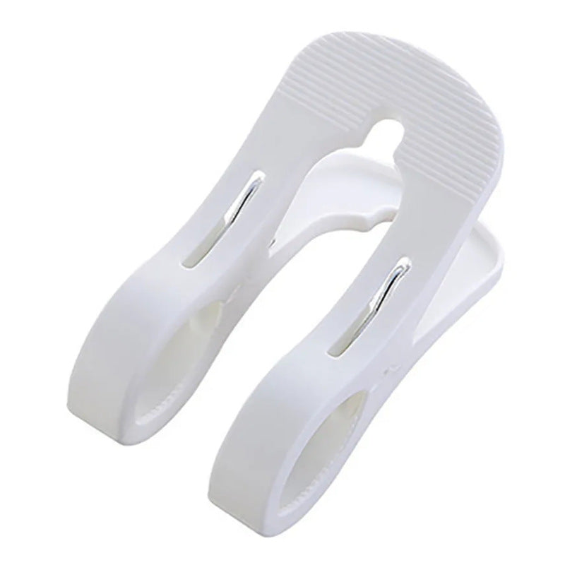 2pcs Plastic Windproof Drying Clip, Clothes Hanger, Plastic Durable Stable Hanger, Household Home Organizer Supplies