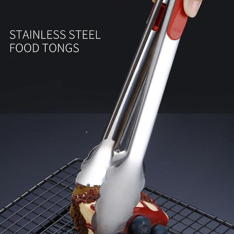 1 Piece Stainless Steel Food Tongs