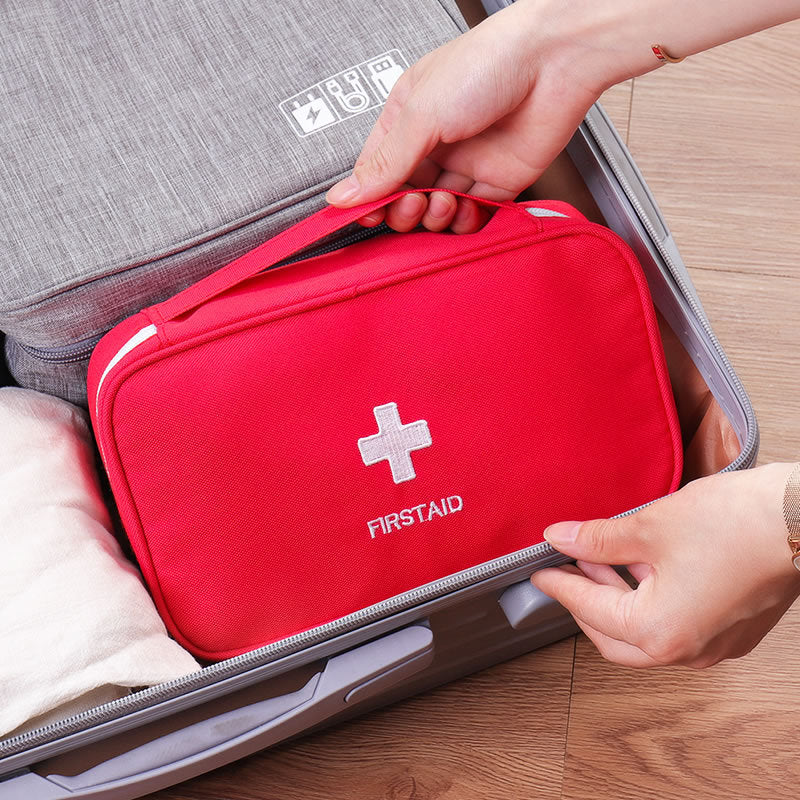 1 Piece Portable Mini Medicine Storage Bag, First Aid Kit Storage Bag, Portable Emergency Medicine Storage Bag, Household Storage Organizer Supplies