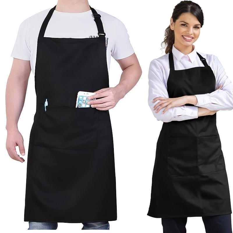 1 Piece Plain Apron With Pocket