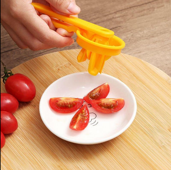 1 Piece Plastic Tomato Slicer, Manual Vegetable Cutter, Fruit & Vegetable Cutting Tool For Kitchen