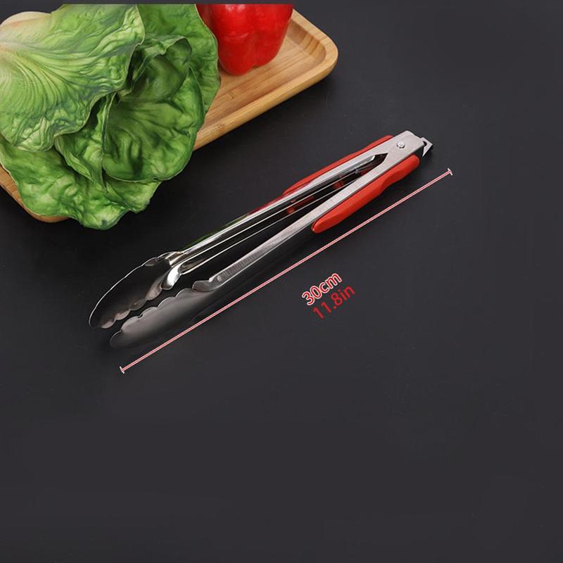 1 Piece Stainless Steel Food Tongs