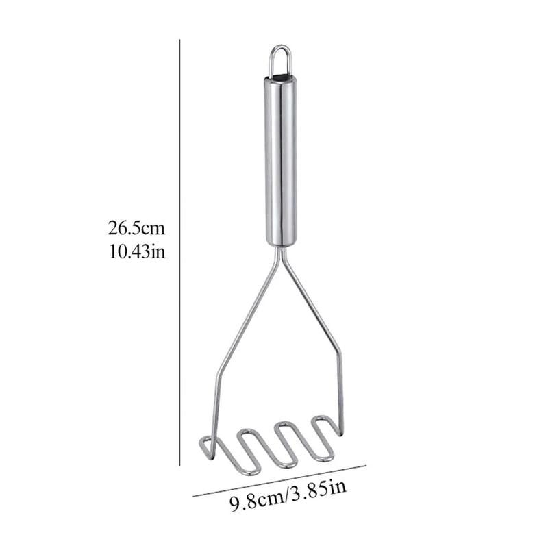 1 Piece Stainless Steel Potato Masher