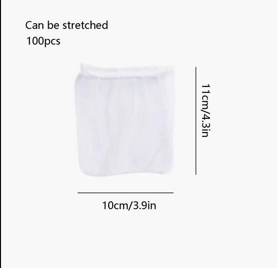 100pcs Kitchen Sink Mesh Strainer Bag