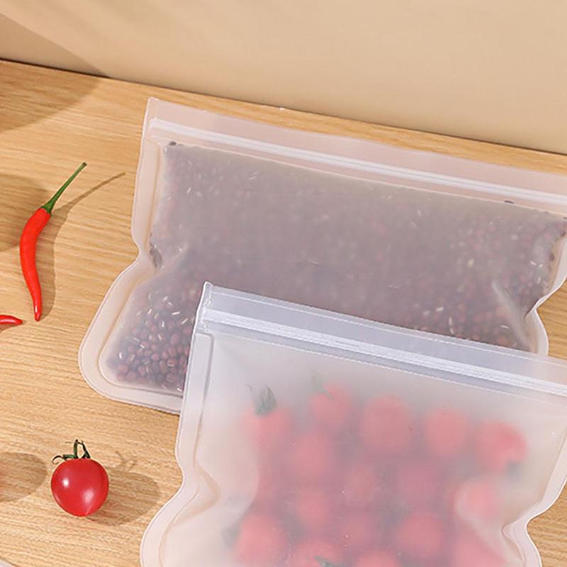 2pcs Clear Food Storage Bag