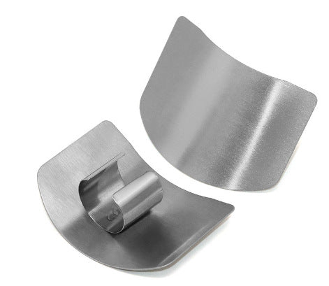 1 Piece Metal Finger Guards for Safe to Slice, Vegetables Fruit Stainless Steel Finger Hand Protector, for Cutting Meat Chef Kitchen Tool Gadgets