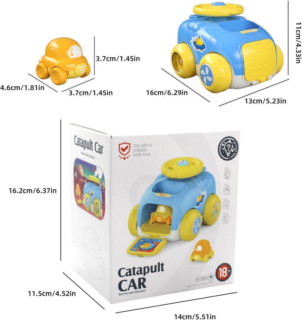 WISHTIME Push and Go Trucks Toys Baby Car Toys Inertia Cars Toddler Cartoon Car Toy Preschool Car 18+ Months Old Kids Birthday Gifts.