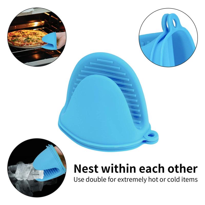 2pcs Silicone Pot Assist Handle Holder