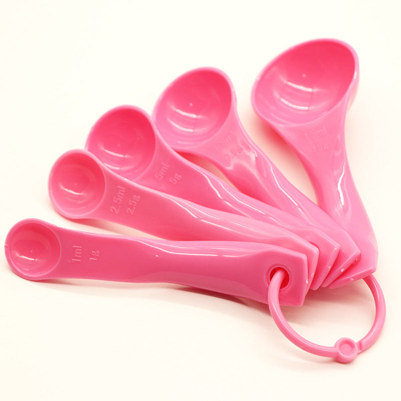 5pcs Multicolor Measuring Spoon Set