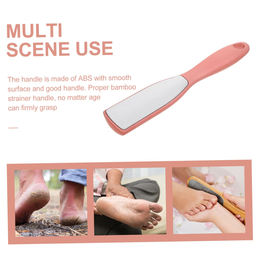 Dead Skin File Foot Scraper for Removal Metal Foot Remover Rasp Remover Tool Wet Foot Scrubber Heel Scraper for Feet Foot Peel Tool Exfoliating Stainless Steel Nursing Supplies