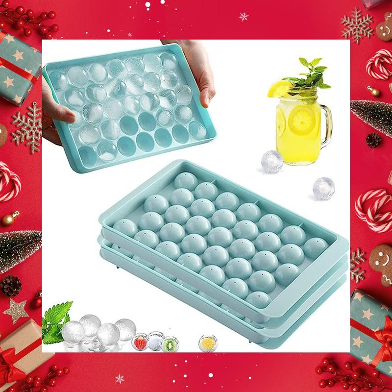 1 Piece Ice Cube Tray, 33 Grids Ice Ball Tray, Ice Ball Maker Mold for Freezer, Kitchen Ice Making Tools