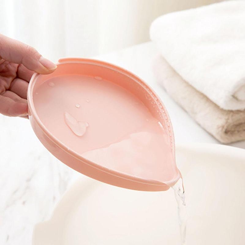 1 Piece Soap Dish, Leaf Shaped Soap Bar Holder, Soap Storage Rack For Bathroom, Home Supplies