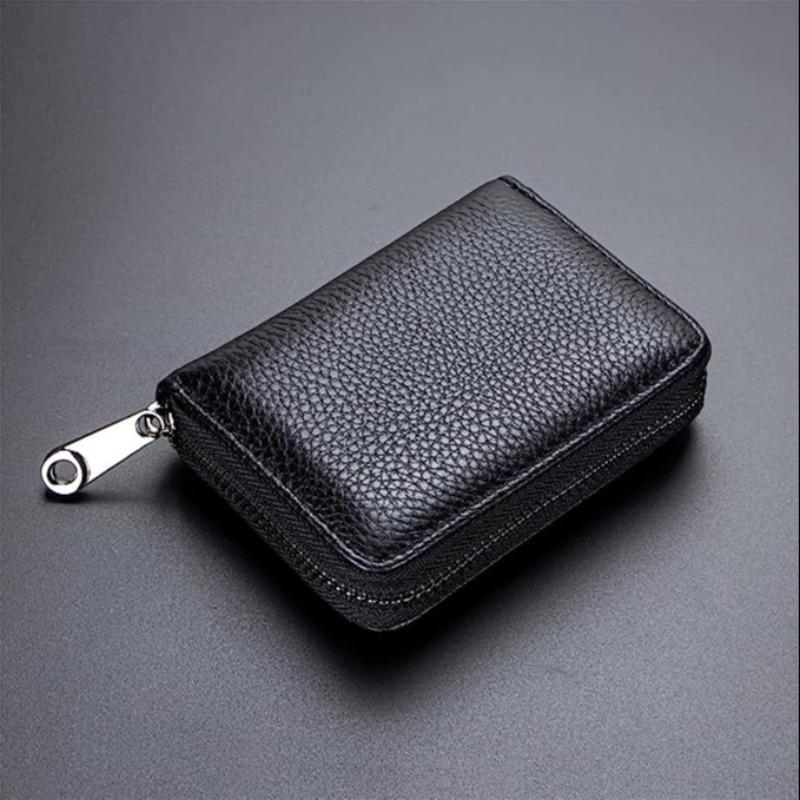 1 Piece Casual Plain Multi-pocket Card Bag, Portable Dust-proof Card Storage Bag, Multi-grid Mini Card Bag For Outdoor Travel