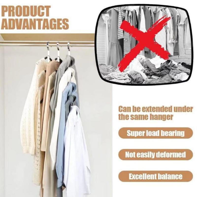 12pcs Clothes Hangers Connector Hook, Space Saving Triangle Hanging Hook, Home Organizer For Bedroom Wardrobe Cloakroom