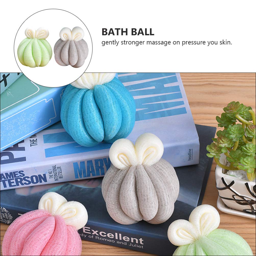 2pcs Bath Ball Body Sponge Wash Mesh Bath Sponge Soft Body Scrubber Bath Shower Sponge Exfoliating Mesh Brush Baby Sponge for Bathing Shower Ball South Korea Men and Women Clean