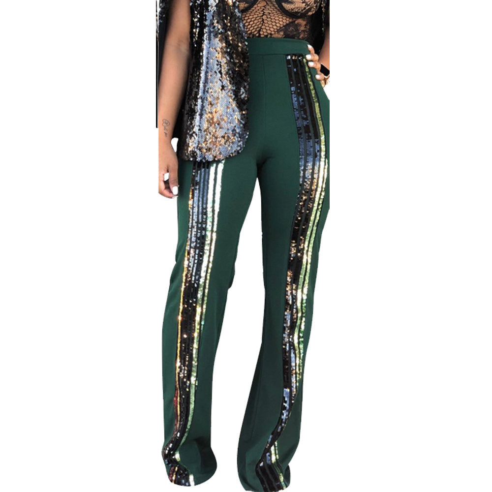 YM-8329 women fashion Sequins Pants