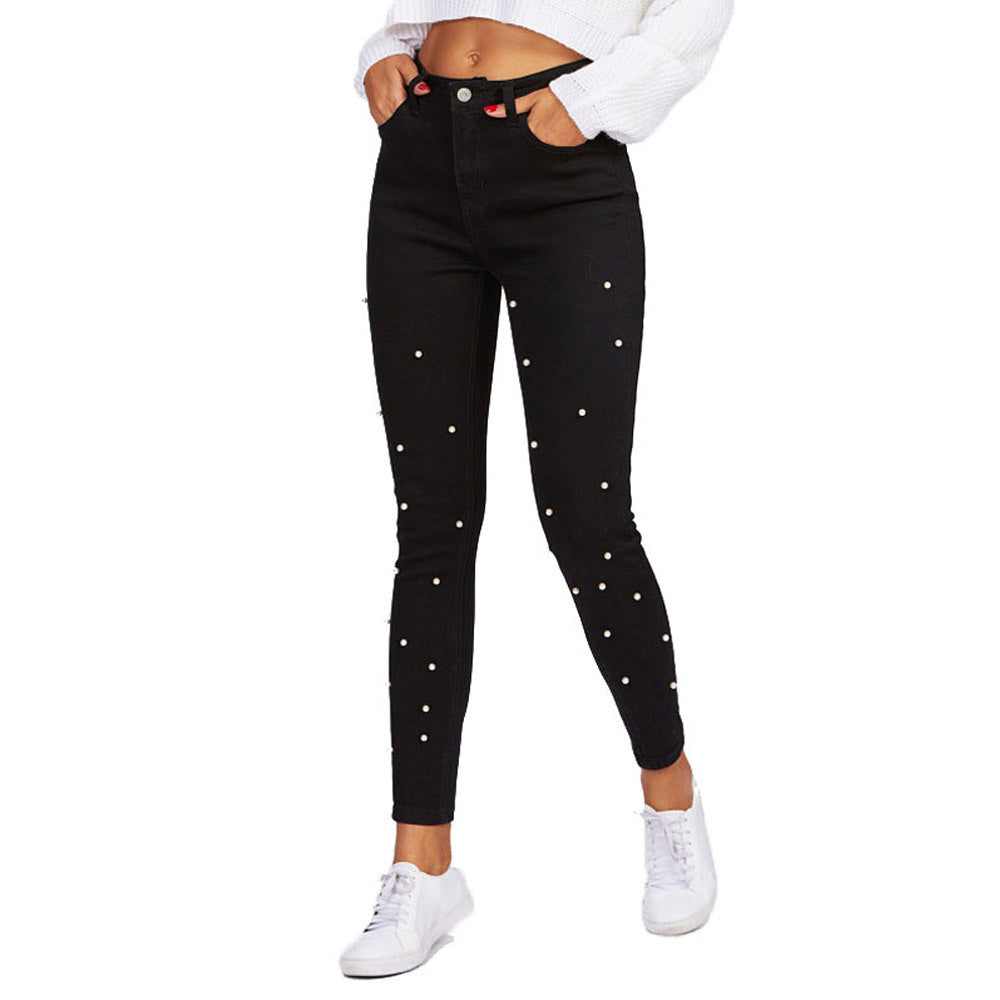 Spring Black Pearl Women's Jeans